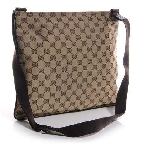 gucci eden canvas messenger bag|Gucci monogram Messenger bag.